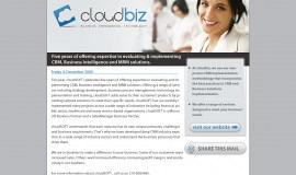 CloudBiz Brand Design – Newsletter