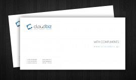 CloudBiz Brand Design – Compliments Card