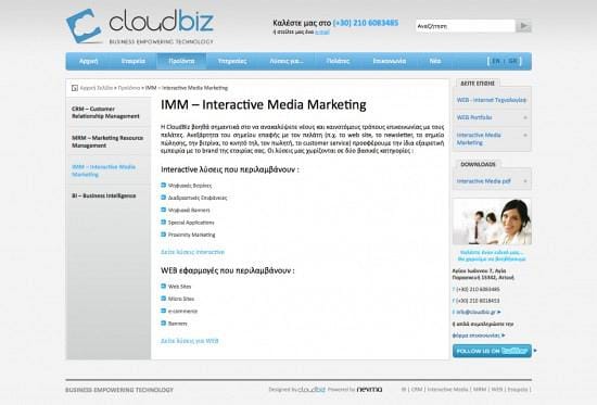 CloudBiz Web Site – Preview Image 2