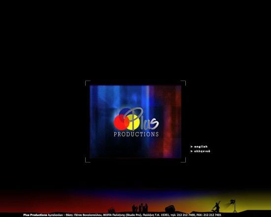 Plus Productions Web Site – Preview Image 1