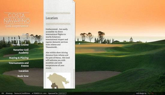 Costa Navarino Golf Experience — Website 3